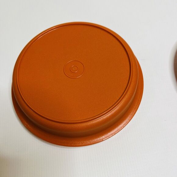 Vintage Tupperware Bowl Lot, Orange, Yellow, Brown, Clear - Picture 7 of 16